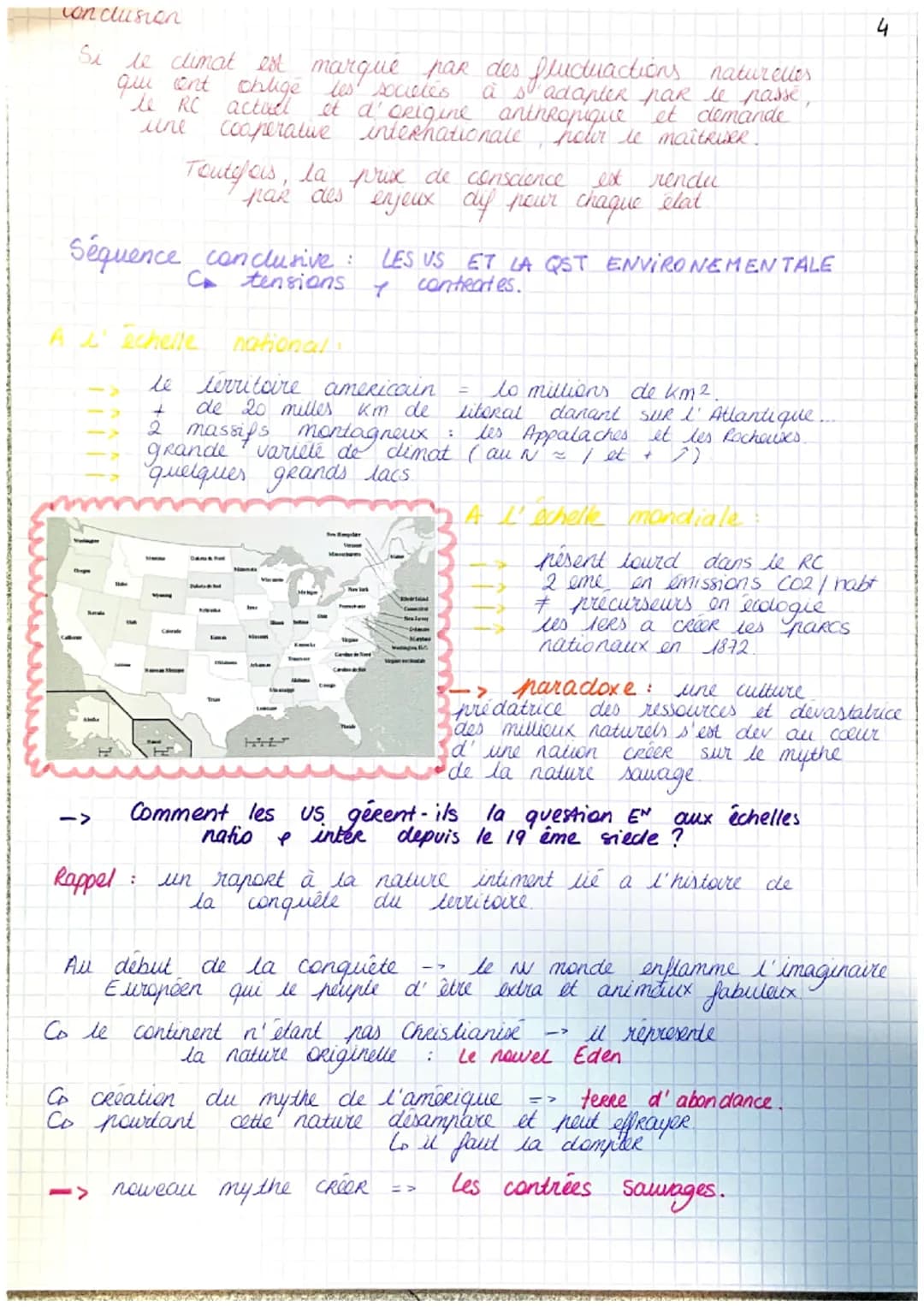 # 4

l'environnement

theme 5: l'environement, entre exploitation et protection

-> en quoi la relation entre, l'humanité et san E

est elle