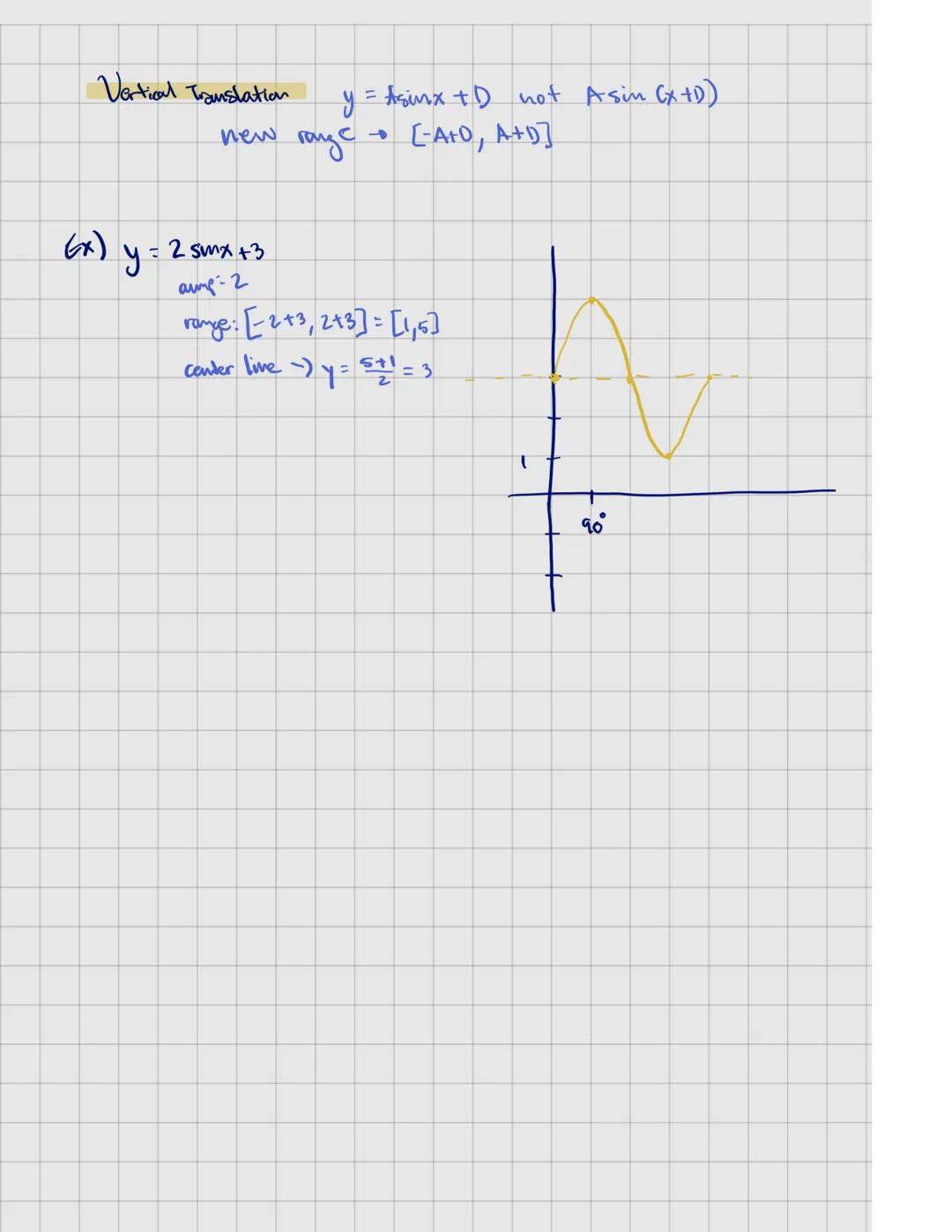 # 10.3 Trig Graphs

Parent fuvetion: y=sinx
damain (-00,00)
range: [1]
center ive: y= max & unico - 1thり。

-१०%

१०°

intervals of inar: (27