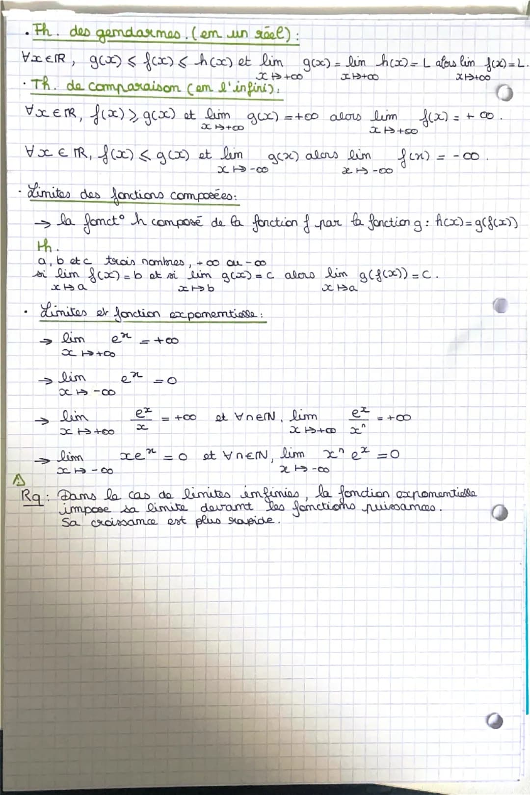 # limites de fonction -
asymptotes

•Limites de fonctions de référence: (limite infinie en l'infini)

$Vnen$

→

$\lim_{x \to +00} x^= +00$
