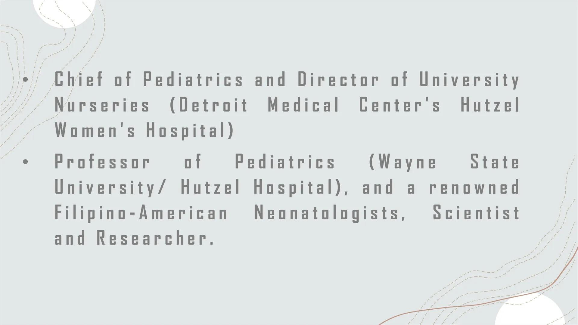 # FILIPINO SCIENTISTS

AND THEIR CONTRIBUTIONS

-----------------------------------

GROUP 7 Dr. Enrique M. Ostrea, Jr.

(1941 - PRESENT )

