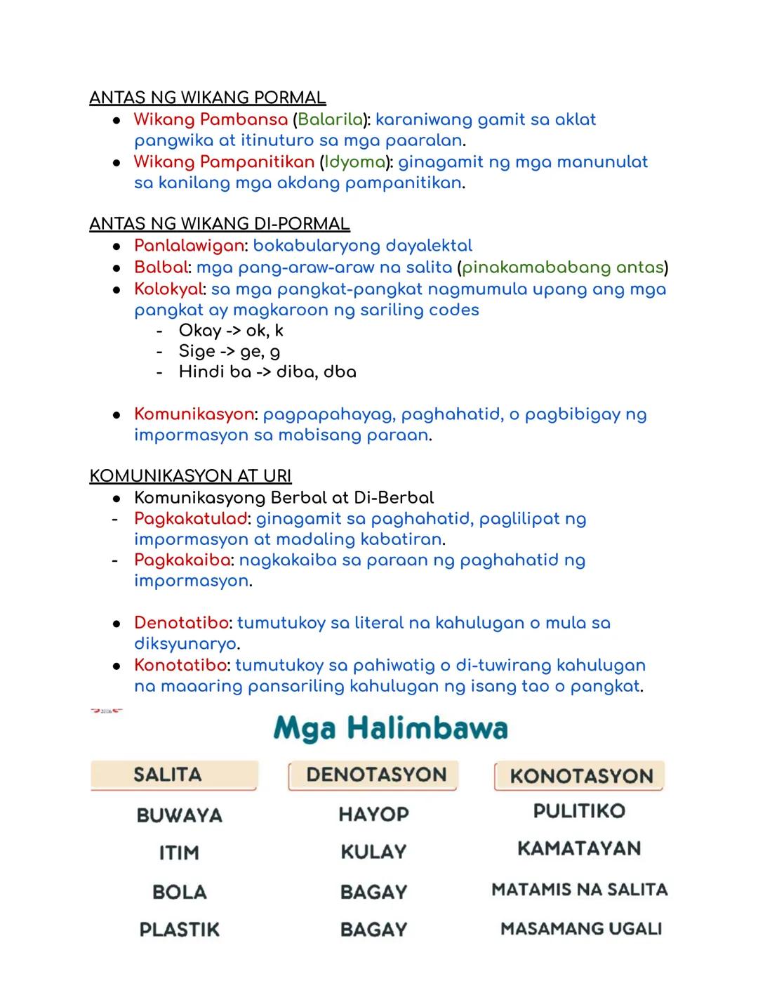 # Mabisang Komunikasyon 10

Lessons:
1. Pag-unawa at Pundasyon ng Komunikasyong Filipino sa Kontekstong Personal at Interpersonal
2. Paglina