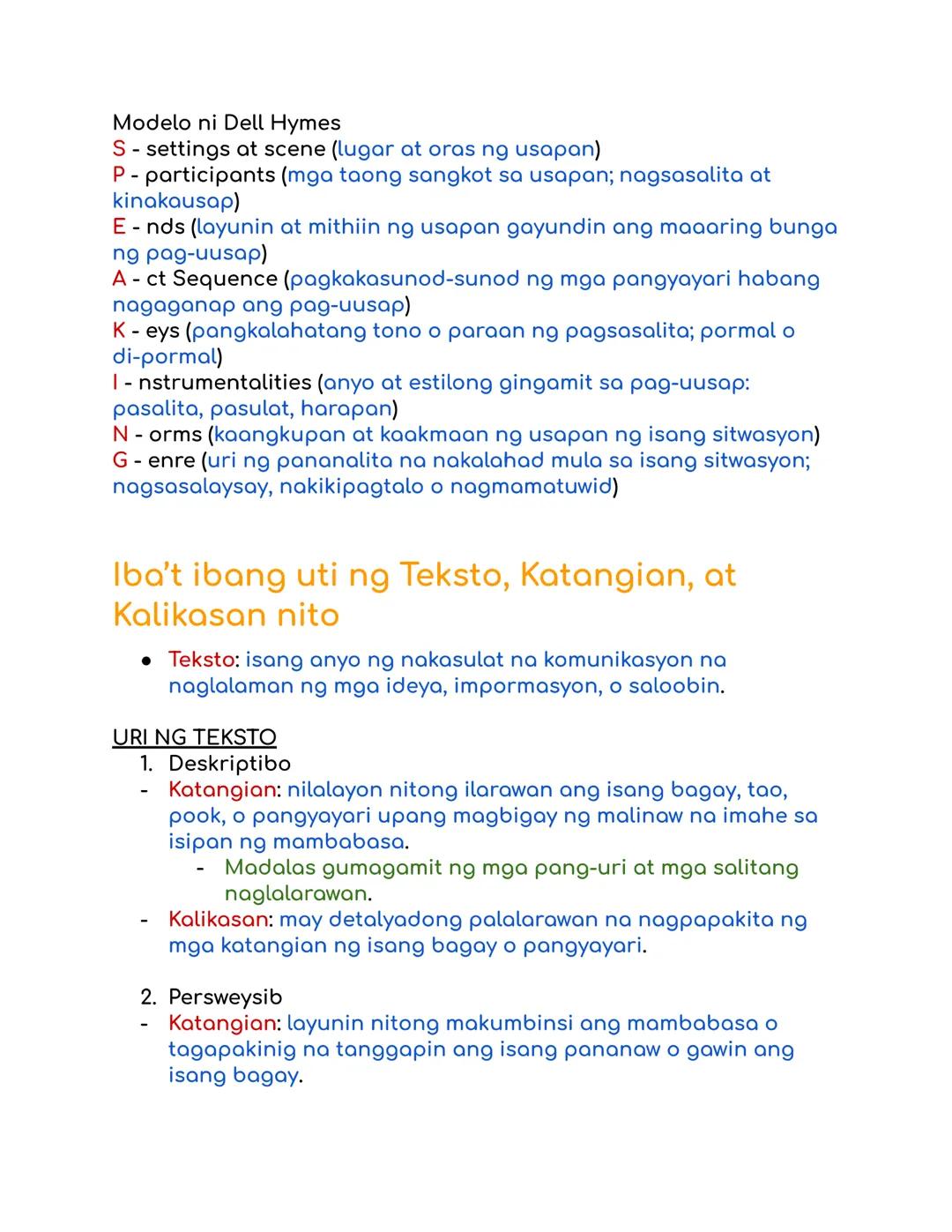 # Mabisang Komunikasyon 10

Lessons:
1. Pag-unawa at Pundasyon ng Komunikasyong Filipino sa Kontekstong Personal at Interpersonal
2. Paglina