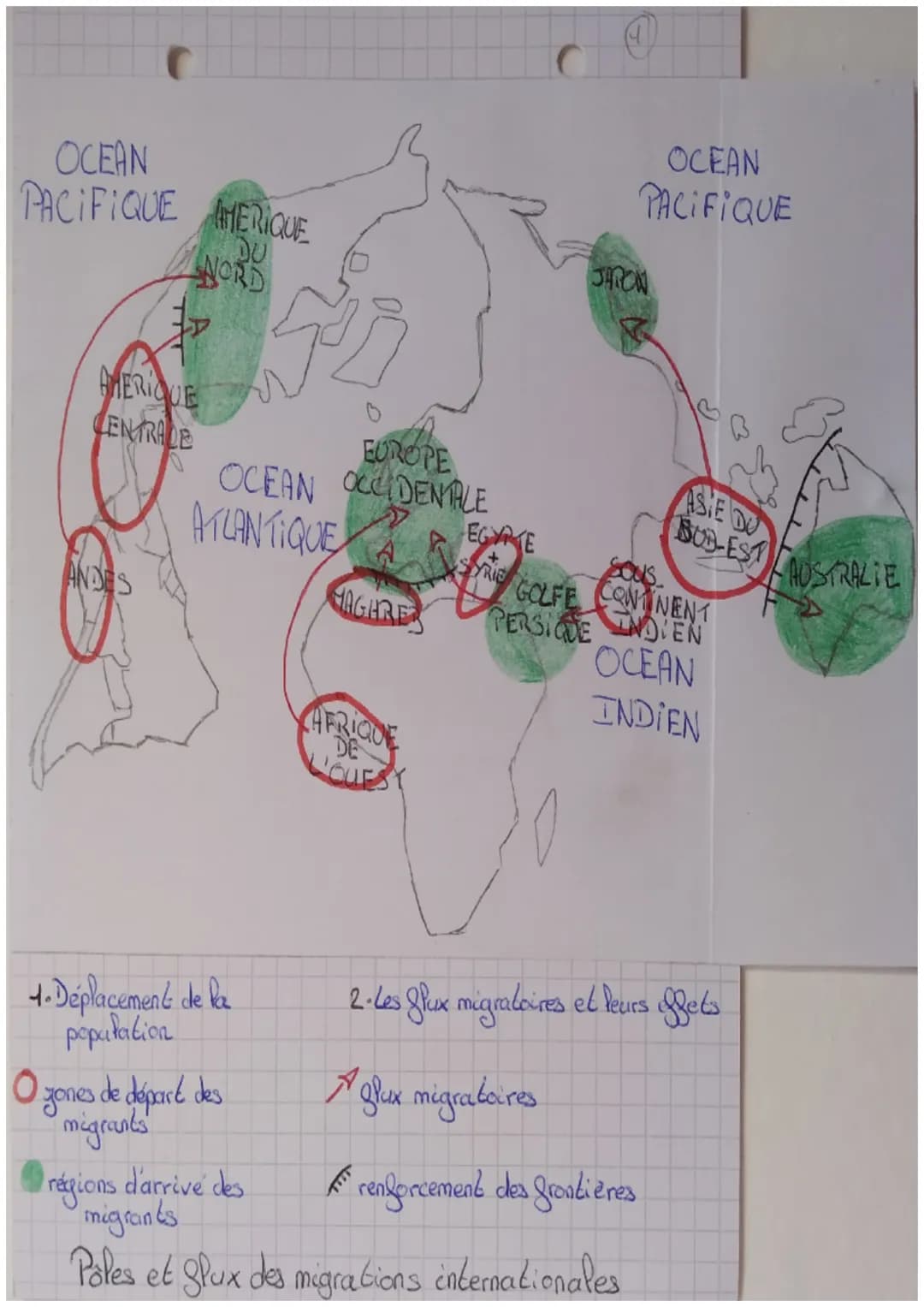 4°
Géographie
# LES MOBILITES HUHANES
## TRANSNATIONALES
clandestin immigré légal.
migrations Qail de quitter son pays pour arriver
dans un 