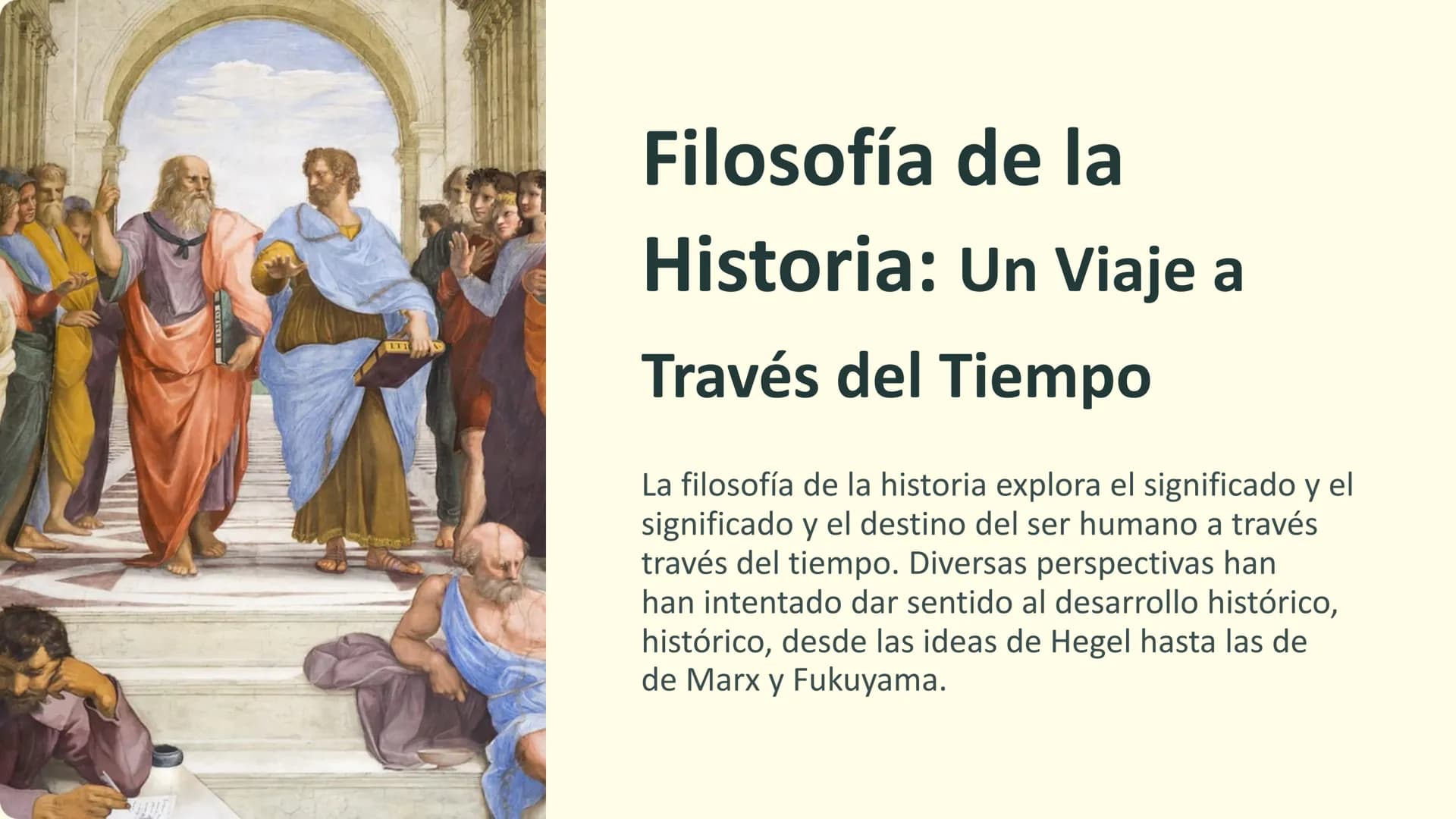ETI

# Filosofía de la

# Historia: Un Viaje a

# Través del Tiempo

La filosofía de la historia explora el significado y el
significado y e