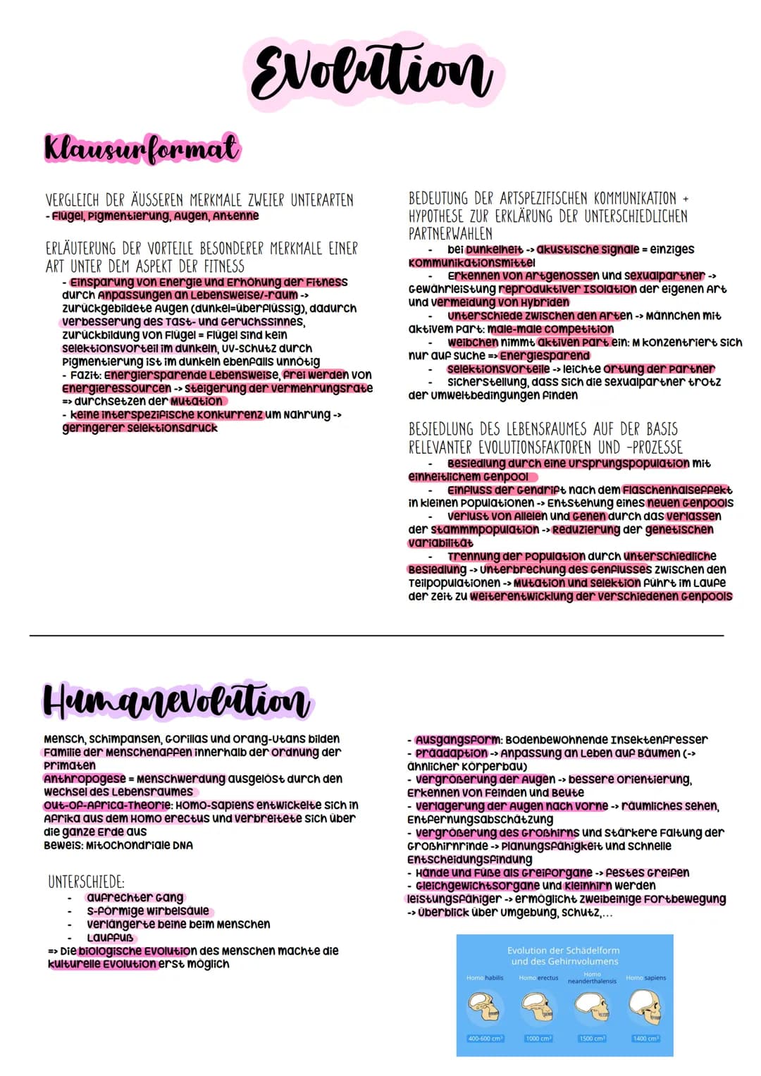 Biologie Abitur

2023 # Evolution

## Evolutionstheorien
-> Erklärung des Artwandels und Entstehung von Arten

### DARWIN
- selektionstheori