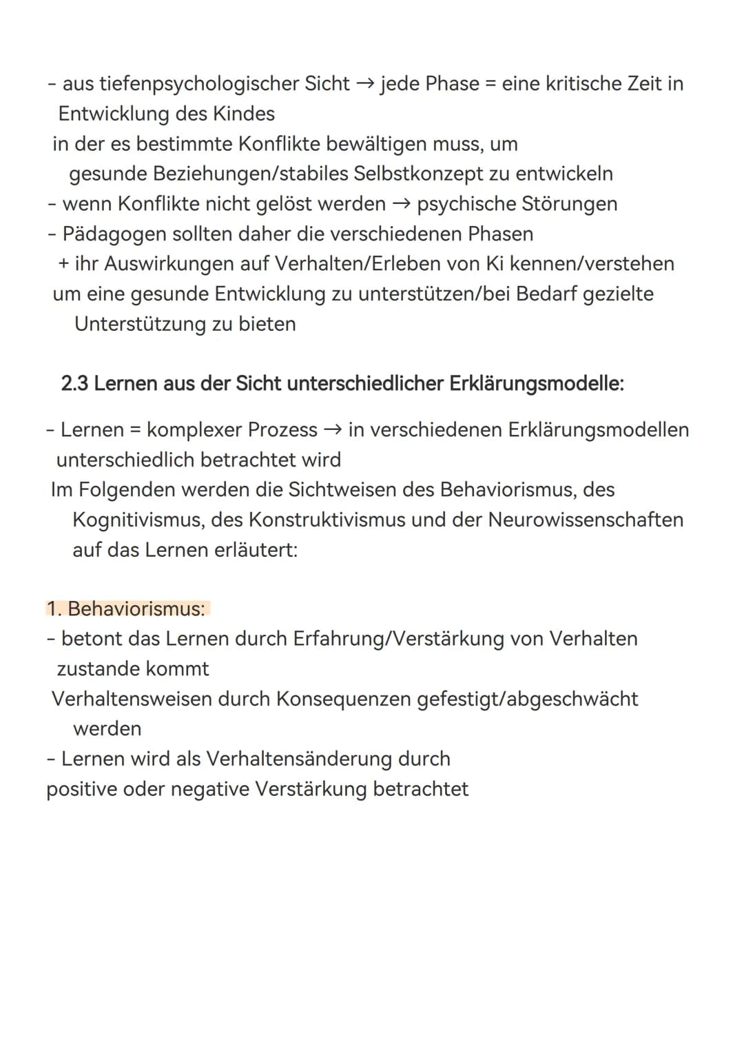 11.04.2023

2.2 Tiefenpsychologie

- tiefenpsychologische Theorien gehen davon aus, dass das
menschliche Erleben und Verhalten auf unbewusst