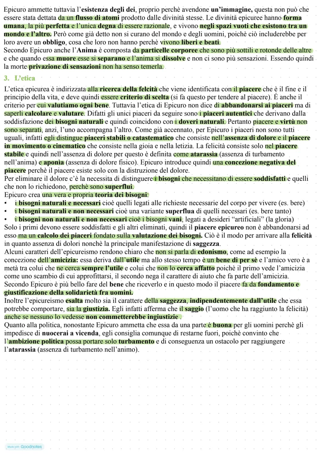 # EPICURO

1. Il racconto di una vita

La scuola epicurea, così come tutte le scuole ellenistiche, era a carattere religioso, ma la sua divi