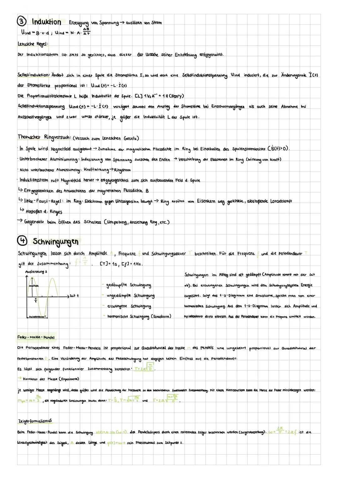 # Elektrisches Feld
Lernzettel Abitur Physik

Elektrische Feldstärke
Der Vektor E der elektrischen Feldstärke kennzeichnet die Stärke und Ri