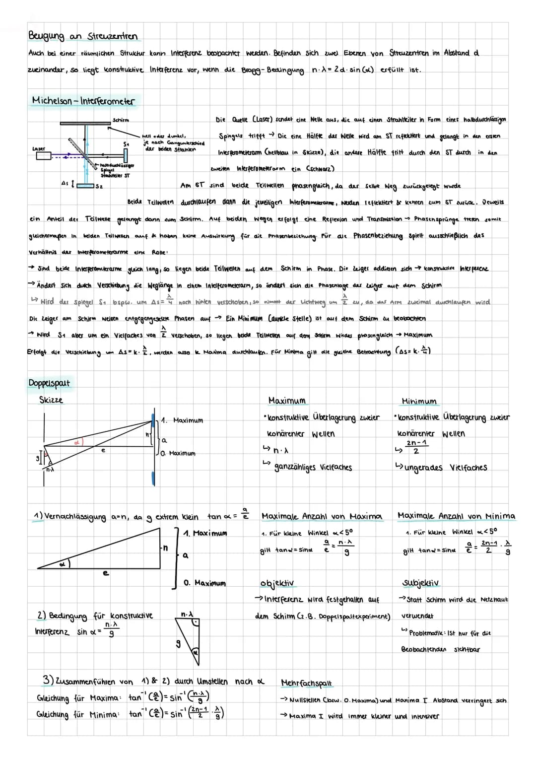 # Elektrisches Feld
Lernzettel Abitur Physik

Elektrische Feldstärke
Der Vektor E der elektrischen Feldstärke kennzeichnet die Stärke und Ri