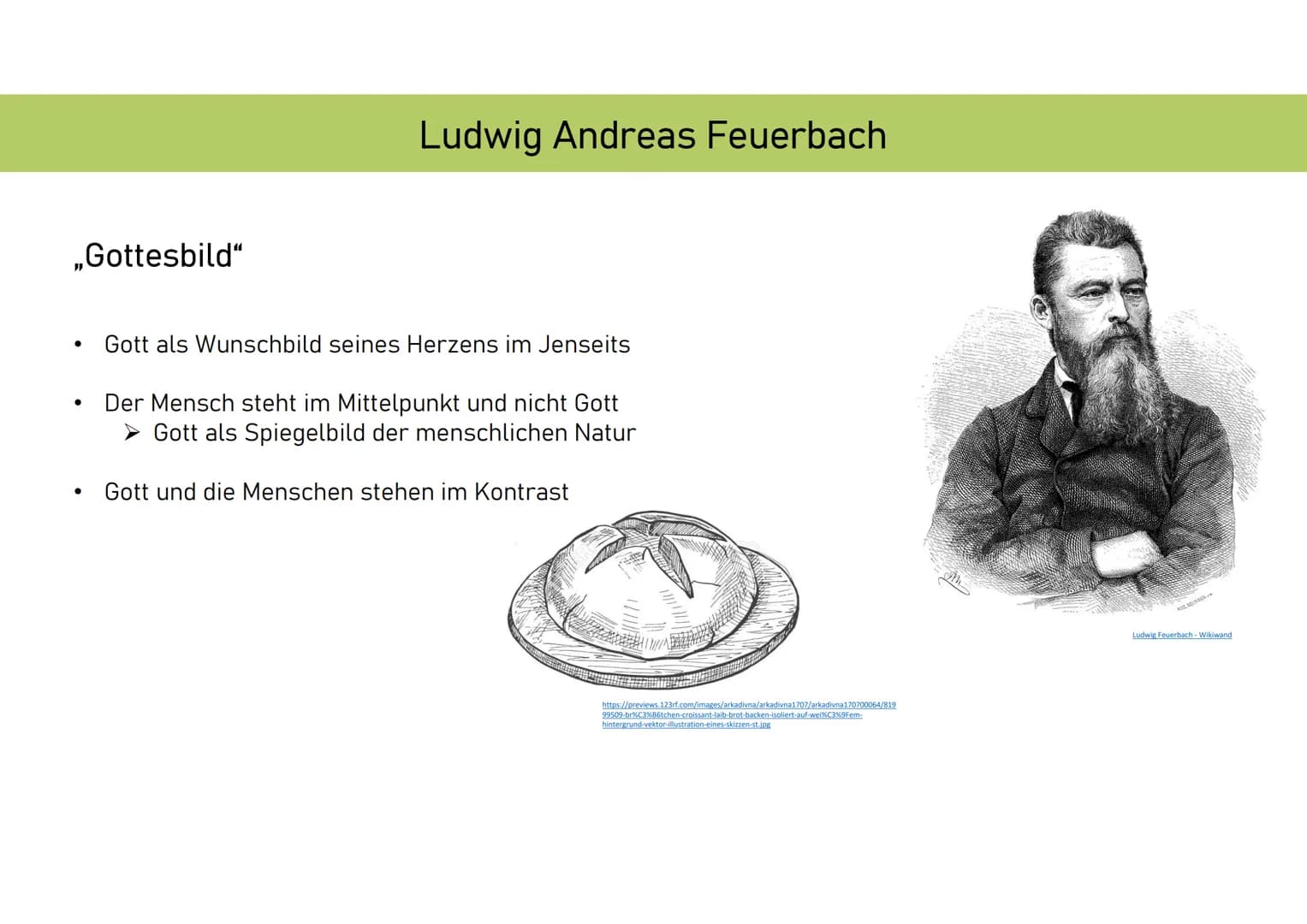 „Und Gott schuf den Menschen
nach seinem Bilde“ (1.Mose 1,27) Ludwig Andreas Feuerbach

Kurzbiografie:
* 28. Juli 1804 in Landshut
* Besucht