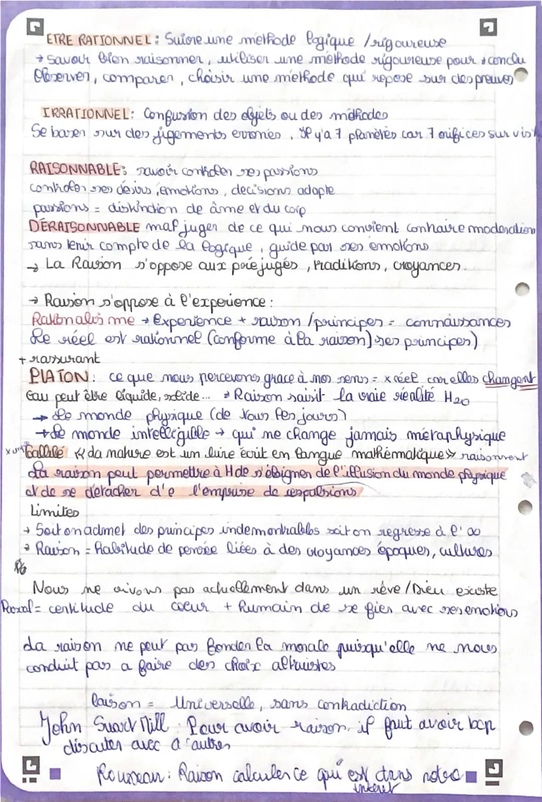 LA RAISON
du latin ratio
Faculté de calculer, Faculté de jugement permettant de
discerner le vrai du faux, le bien du mal. Elle met de côté
