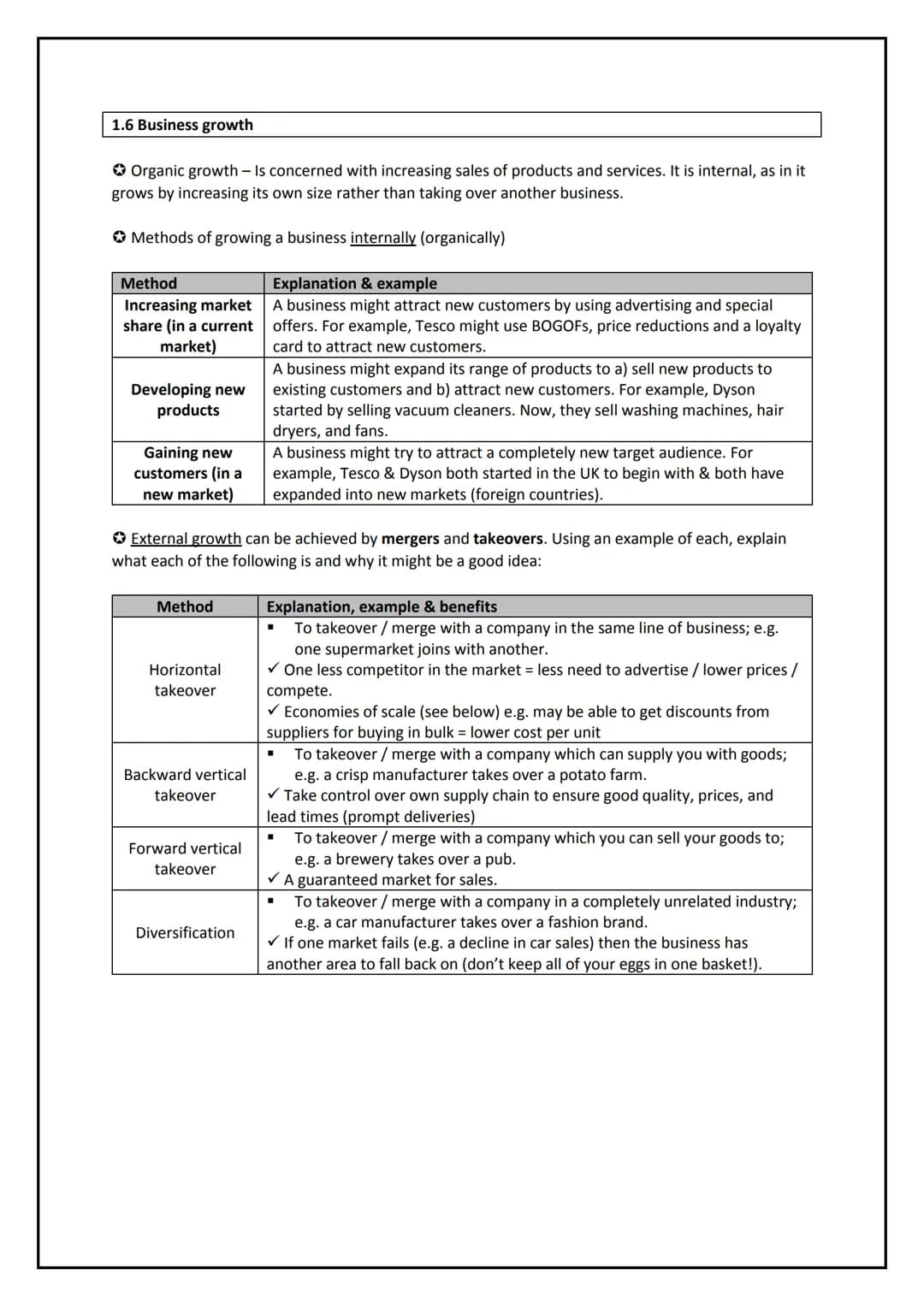 # Paper 1 Revision

## Section 1: Business activity

1.1The role of business enterprise and entrepreneurship

1.2 Business planning

1.3 Bus