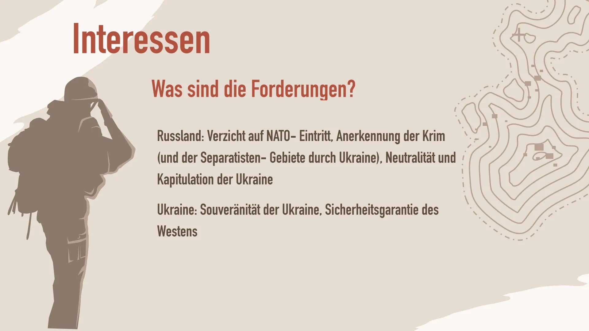 # Der Ukraine Krieg # Konfliktanalyse # Konfliktgegenstände

Was ist der Kern des Konflikts?

Der Kern des Konflikts ist die sogenannte Krim