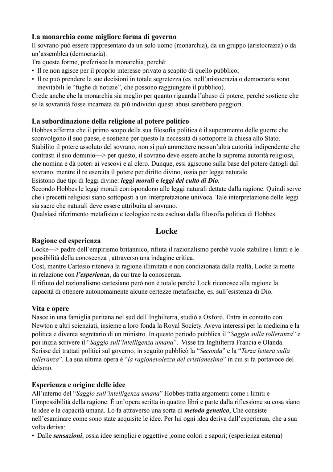 # L'empirismo

1 L'empirismo e la tradizione filosofica britannica
Nel Seicento in Gran Bretagna si sviluppa l'empirismo, alla base di quest