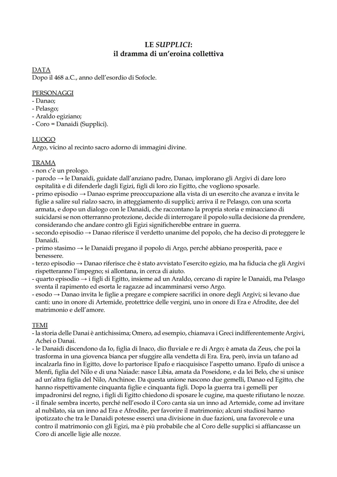 ESCHILO

VITA
- nasce ed Eleusi, ad una ventina di chilometri da Atene, intorno al 525 a.C.
- una tradizione lo vuole iniziato ai misteri el