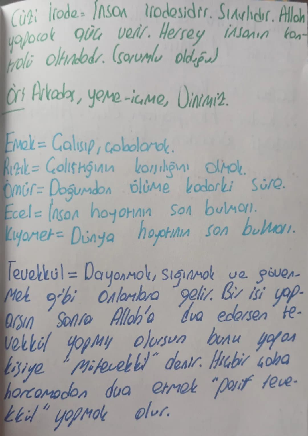 Din Kültürü ve Ahlak Bilgisi
8-Sınıf 11. Unite

Kazo ve Koder
>> Koder = Plon, progrom, duü. Alloh'in
herseyi önceden bilip, belirlemesi.
>>