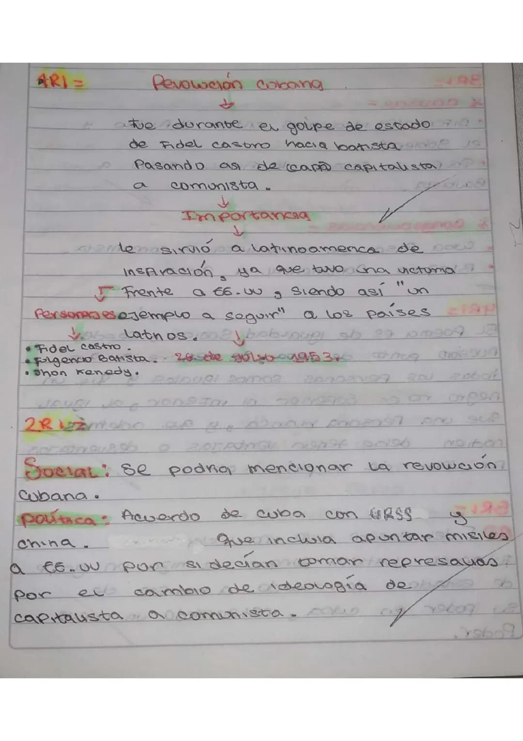 ARI =
Pevowción cobang

tue durante el golpe de estado タイロ
de Fidel castro hacia batista sidor JS
Pasando asi de card capitalista
a comunist