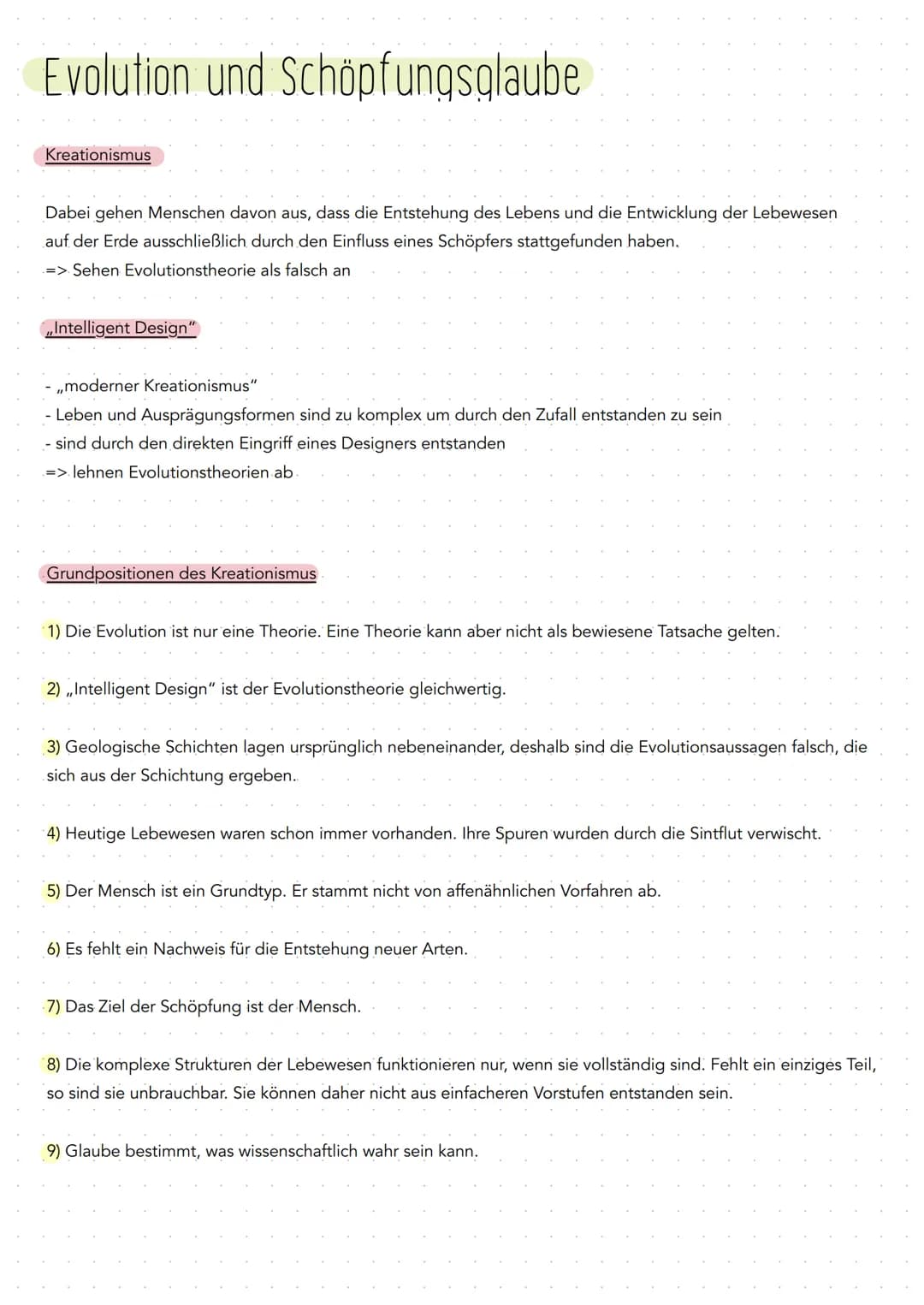 # Evolution # Evolution

- Beschäftigung mit allen Prozessen der Entstehung, Umwandlung und
Weiterentwicklung des Lebens auf der Erde, durch