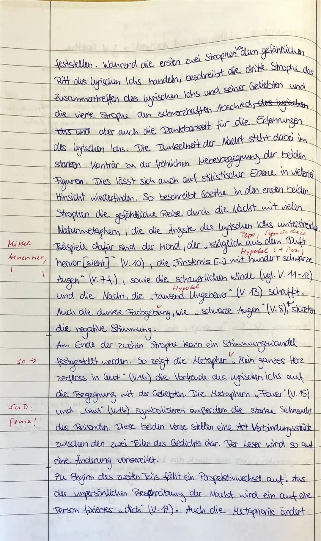 U
# Sturm und Drang

Inhalt:
-y-Ich
reitet durch
die Nacht,
nat ziel
Johann Wolfgang Goethe „Willkommen und Abschied" (1771)

Mir schlug das