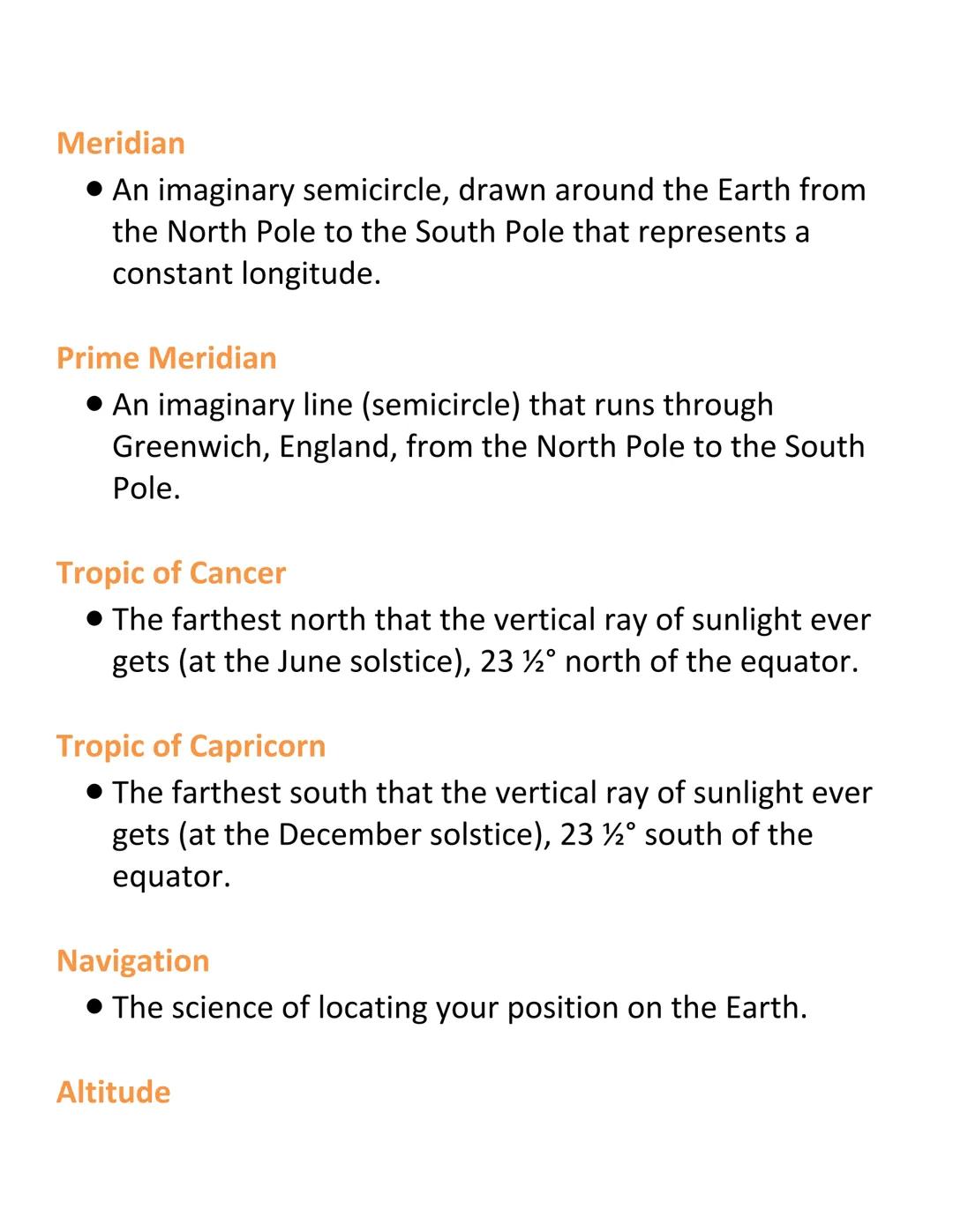 # Planet Earth Unit Vocabulary

Oblate Spheroid

*   The nearly spherical shape of the Earth, slightly
    flattened at the poles and slight