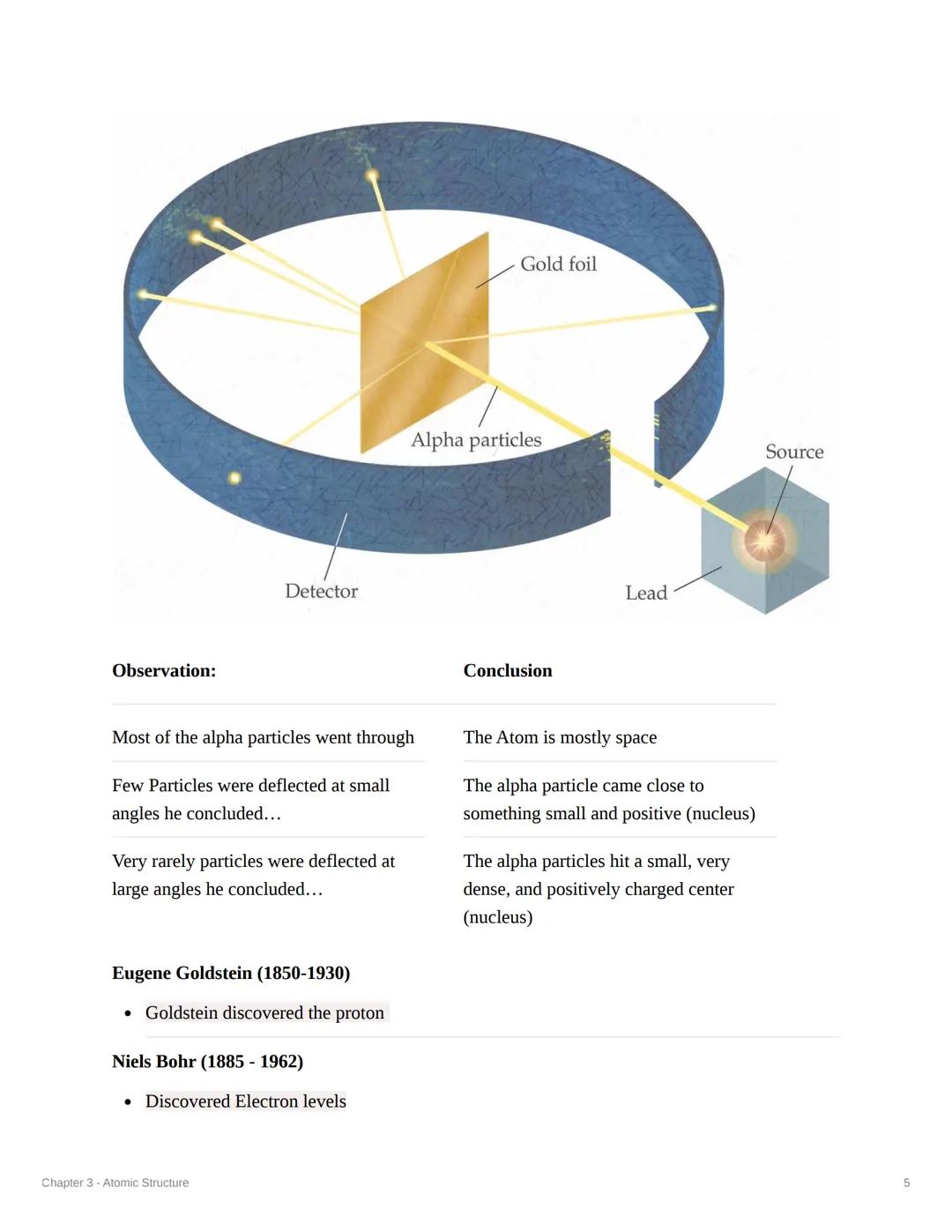 # Chapter 3 - Atomic Structure

History of Atoms

Democritus (400 B.C.) - Coined Atomos

*   Greek Philosopher

*   The first person to thin