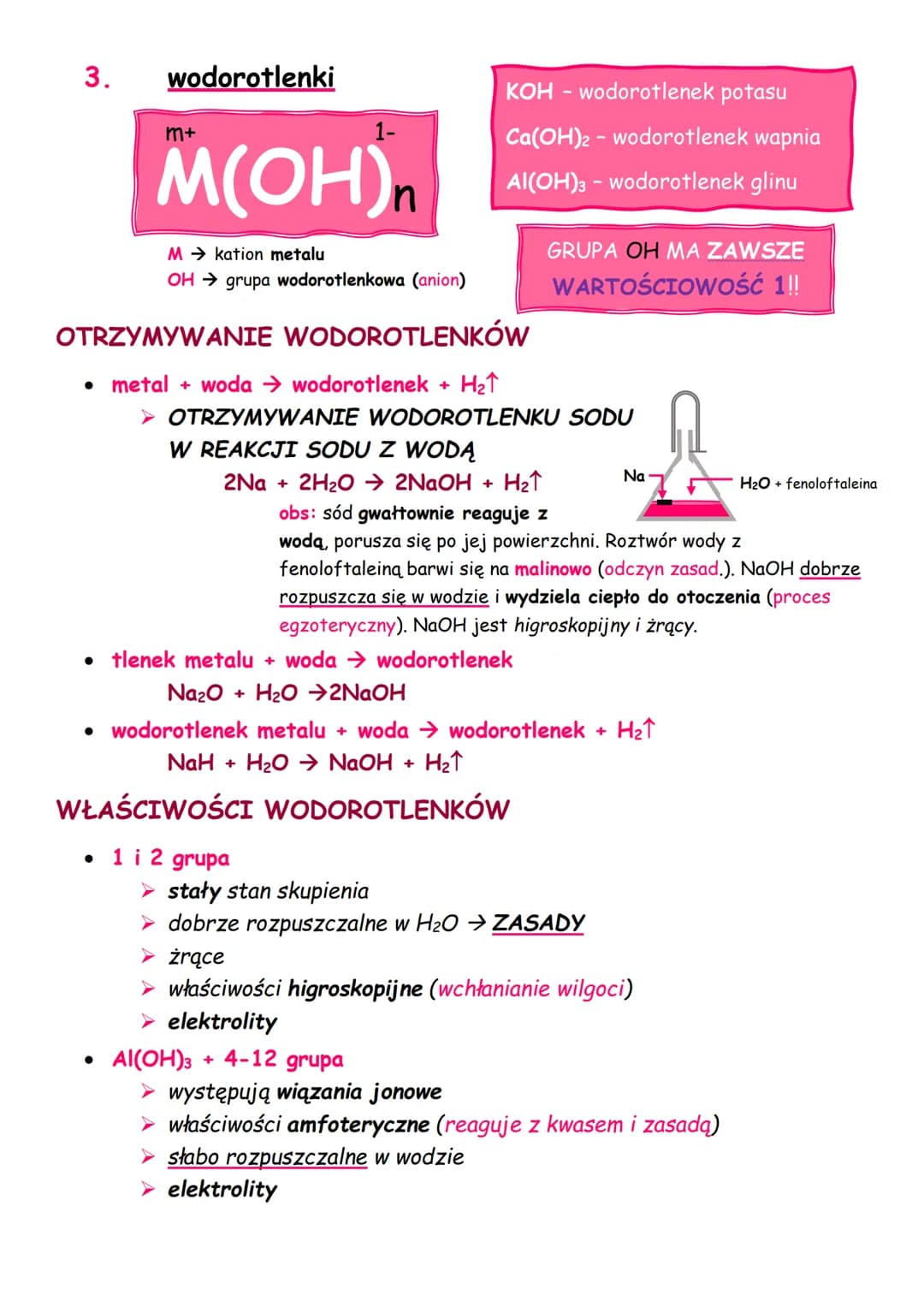 # systematyka związków nieorganicznych

1. tlenki
OTRZYMYWANIE TLENKÓW
*   spalanie - bezpośrednia synteza
    *   ➤ pierwiastek + tlen → tl
