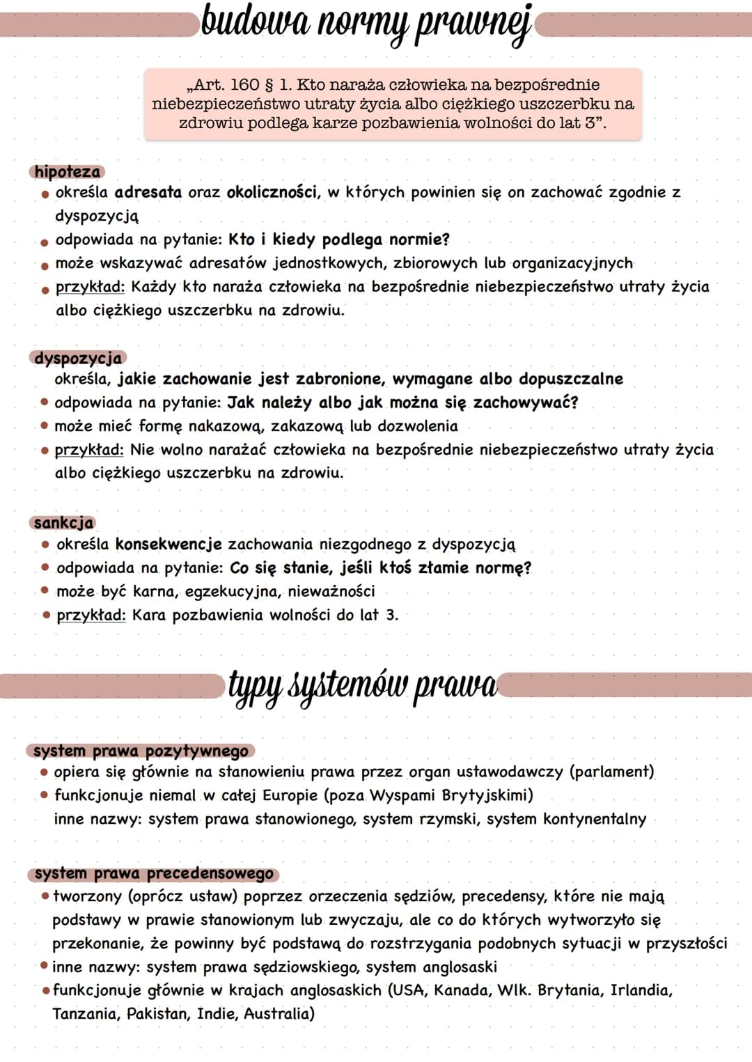 # PODSTAWY PORZĄDKU PRAWNEGO

## typy norm społecznych

### normy moralne

*   złamanie zasad = indywidualne poczucie winy, wyrzuty sumienia