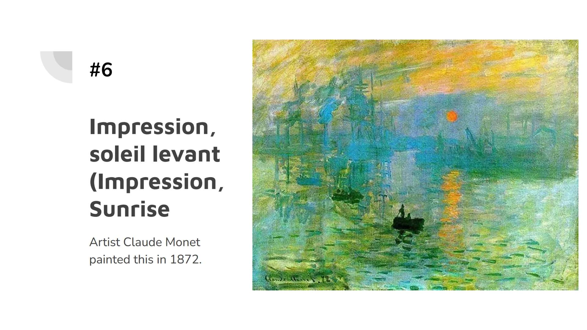 # Cultural Project- Top 10
Famous French Paintings

Cecilya Guilbault #1

Nympheas (Water Lilies)

Painted by Claude Monet in the time
perio