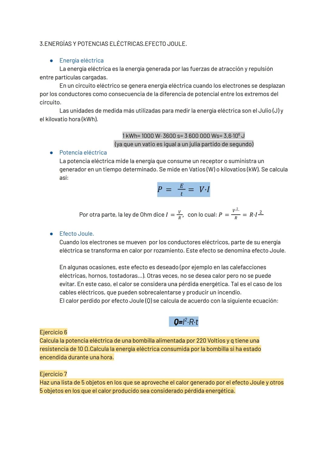 1. ELECTRICIDAD Y ELECTRÓNICA
*   Electricidad.

La materia está formada por átomos constituidos por partículas
cargadas negativamente (elec