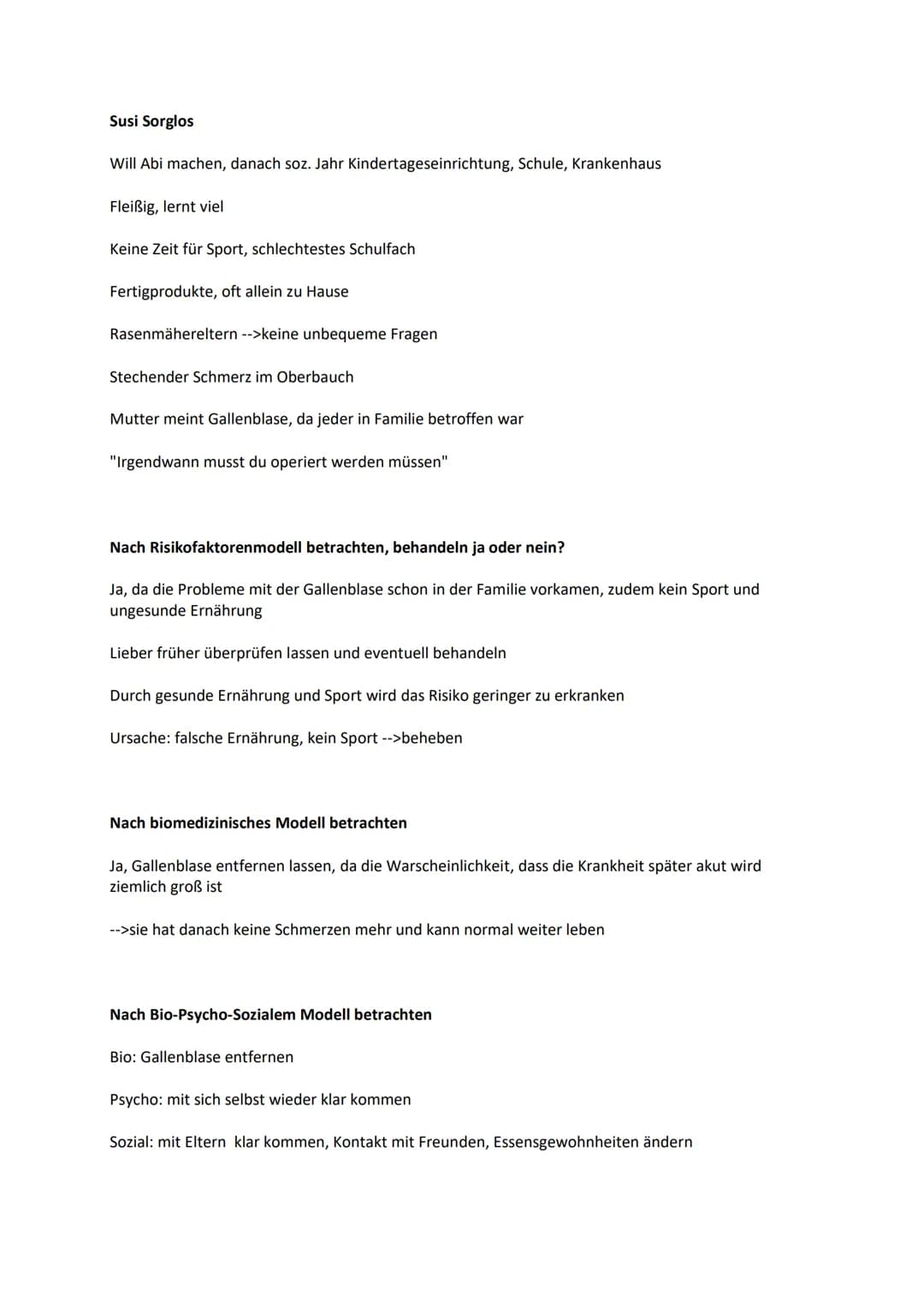 # GP KA 1 Zusammenfassung

Gesundheitsdefinition WHO:

Gesundheit ist ein Zustand vollständigen körperlichen, geistigen und sozialen Wohlbef