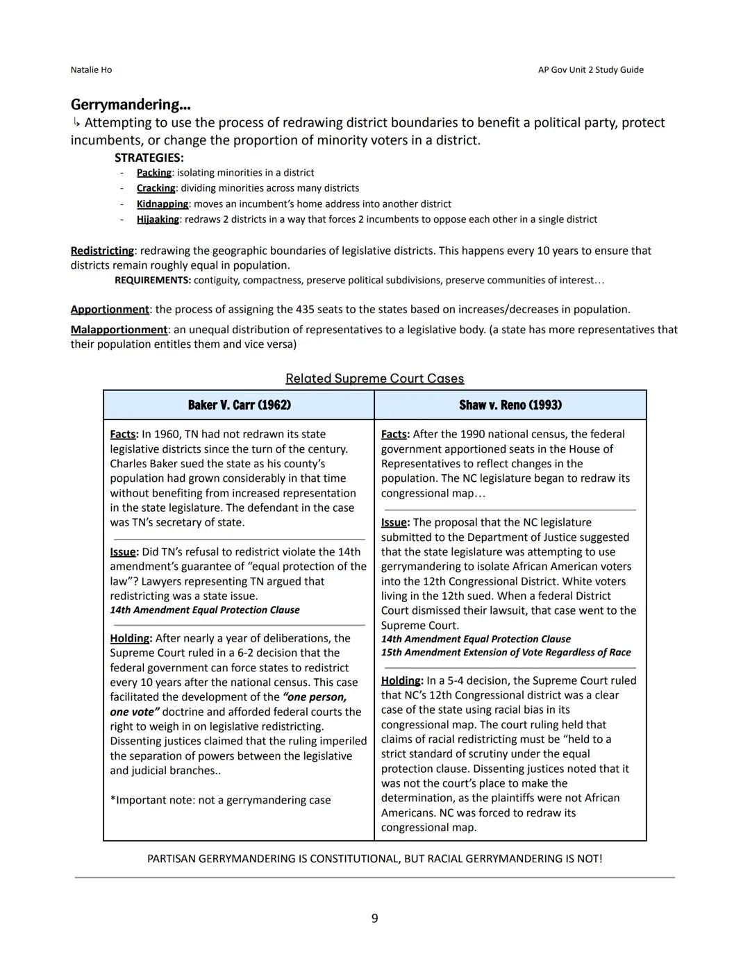 # Natalie Ho

# Key Constitutional Differences

House of Representatives

- 435 voting members

- 2 year terms

- Initiates all revenue bill