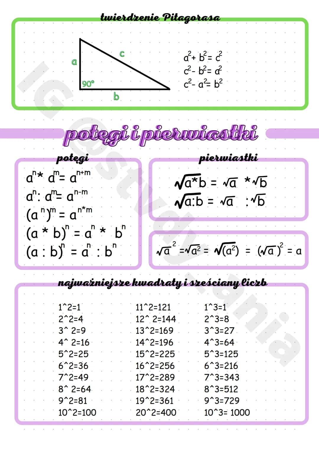 Geometria

Kwadrat

a

$a\sqrt{2}$

a

P=a*a
L=4a

Prostokąt

b

a

P=a*b
L=2a+2b

Równoleglobok

a

b

h

b

a
P=a*h
L=2a+2b

Traper

b

d
