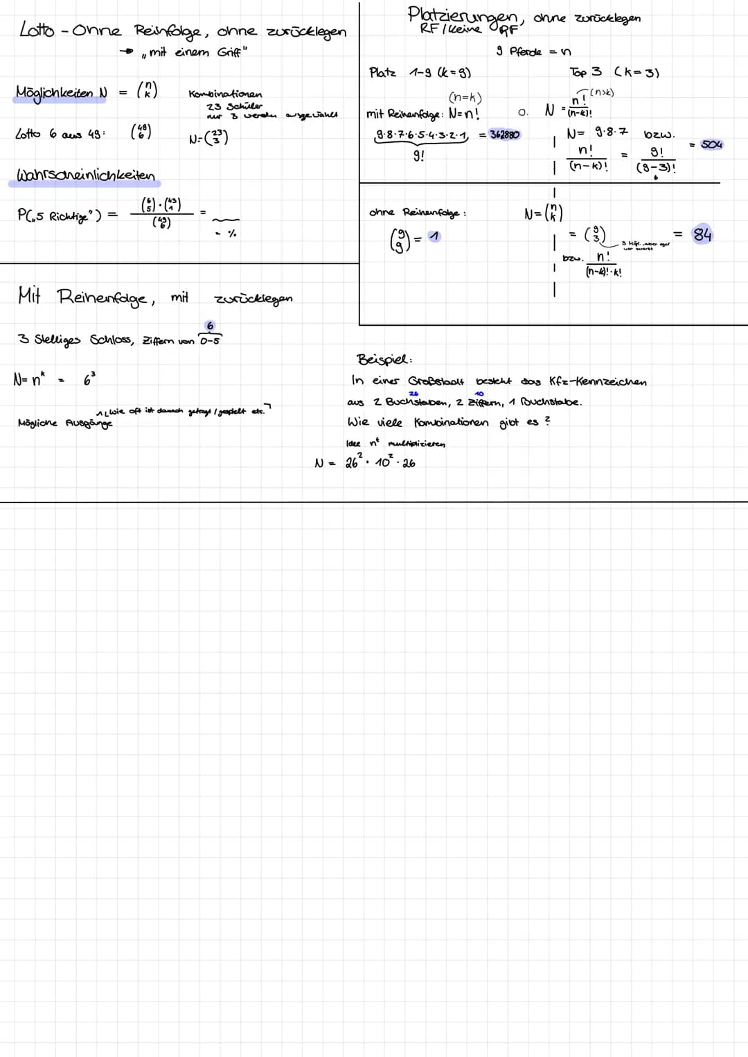 # Q3-Klausur 1

Begriffe I Definitionen

Ergebnisraum $\Omega = {\underset{ele.}{A}}$ = alle möglichen Ausgänge des Experiments

Ergebnis = 