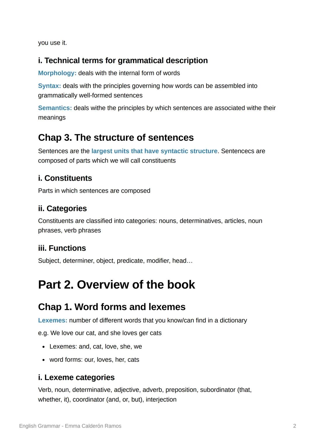 # English Grammar - Emma
Calderón Ramos

# Part 1. Introduction

# Chap 1. The english language

English may not have been the right languag