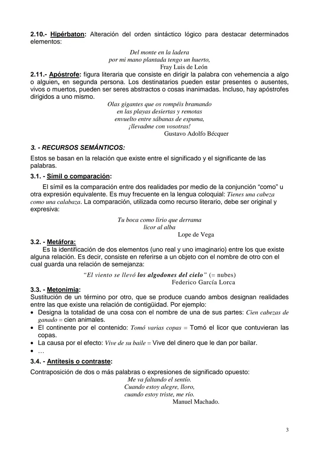 # PRINCIPALES RECURSOS ESTILÍSTICOS

1. - RECURSOS FÓNICOS:

Se trata de recursos estilísticos basados en el sonido de las palabras. Utiliza