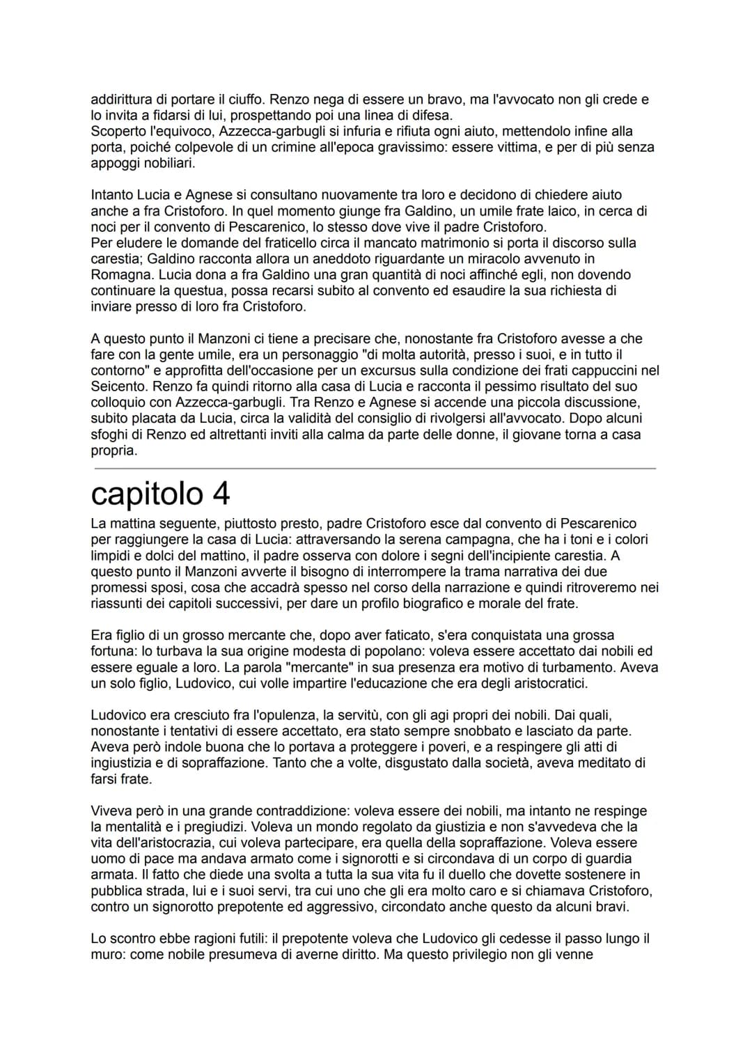capitolo 1

II racconto della vicenda da cui prende le mosse il romanzo | Promessi Sposi di Alessandro
Manzoni comincia con un'ampia visione