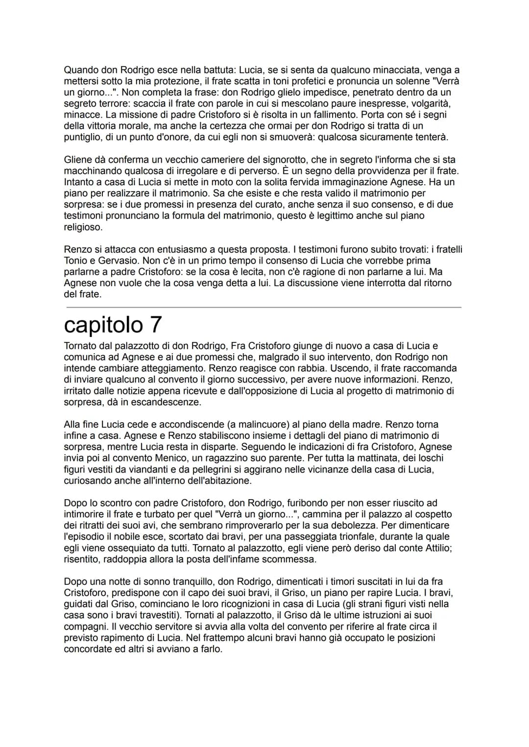 capitolo 1

II racconto della vicenda da cui prende le mosse il romanzo | Promessi Sposi di Alessandro
Manzoni comincia con un'ampia visione