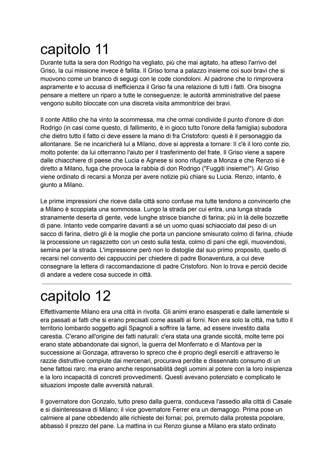capitolo 1

II racconto della vicenda da cui prende le mosse il romanzo | Promessi Sposi di Alessandro
Manzoni comincia con un'ampia visione