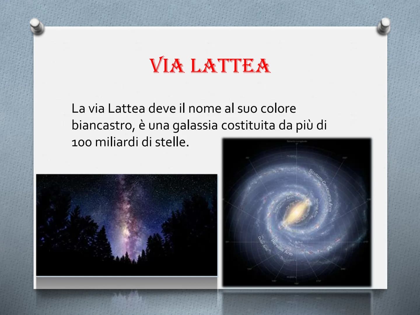# IL SISTEMA SOLARE E L'UNIVERSO # COME SI È FORMATO L'UNIVERSO?

Si ritiene che l'universo abbia avuto origine da una
gigantesca esplosione