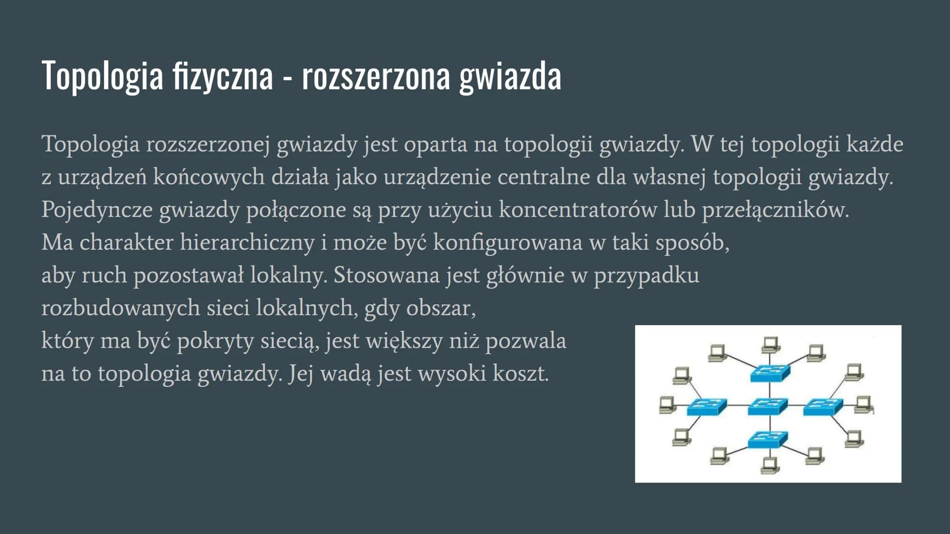 # Topologia sieci komputerowej

... # Co to jest topologia sieci komputerowej?

Topologia sieci jest schematycznym opisem układu fizycznych 