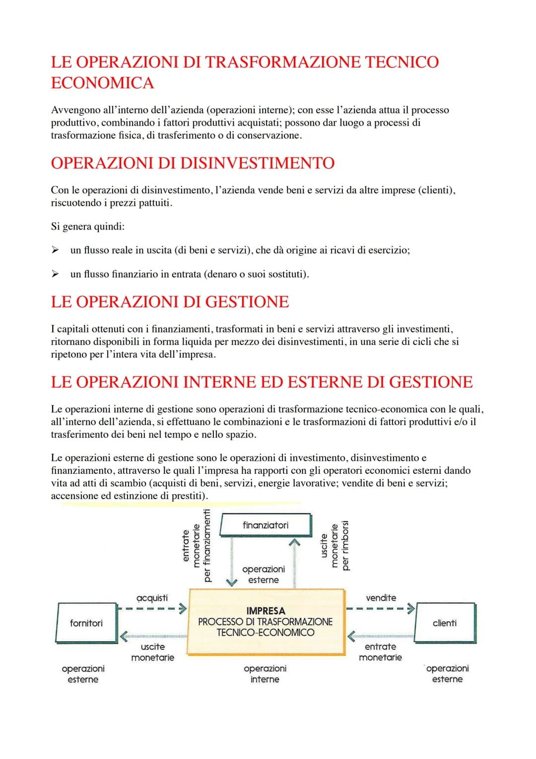 # LA GESTIONE DELL'IMPRESA IL PATRIMONIO ED
# IL REDDITO

*   LE OPERAZIONI DI GESTIONE

LA GESTIONE AZIENDALE È FORMATA DA UNA MOLTEPLICITÀ