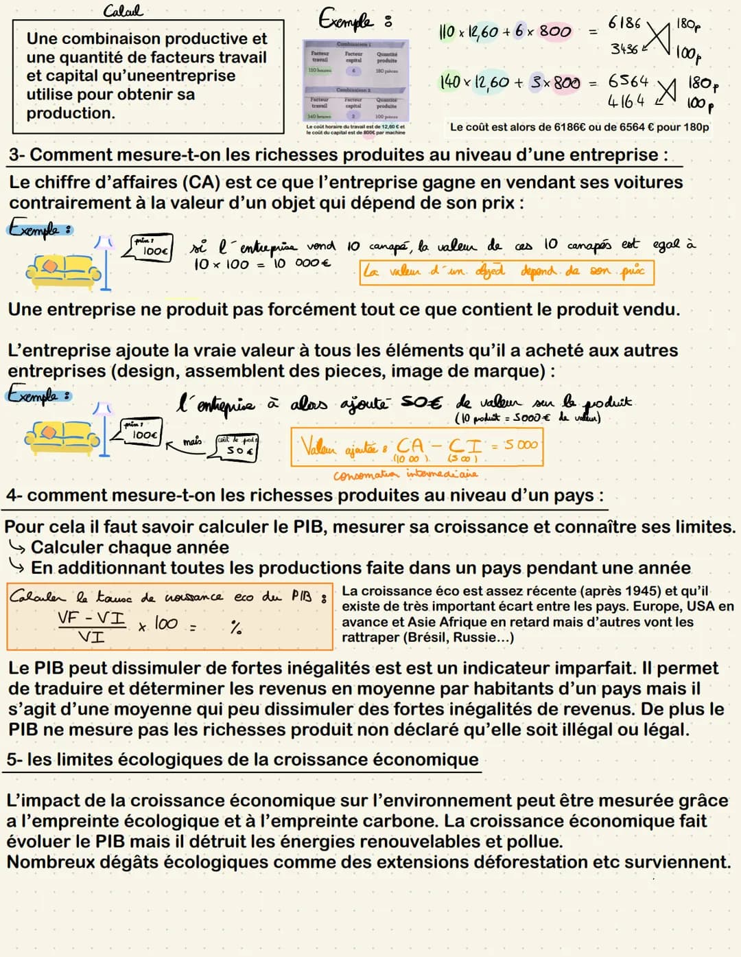 # Chapitre 1: Comment crée-t-on
les richesse et comment les mesure-t-on?

Définition:

Bien élément matériel palpable et stockables

Service