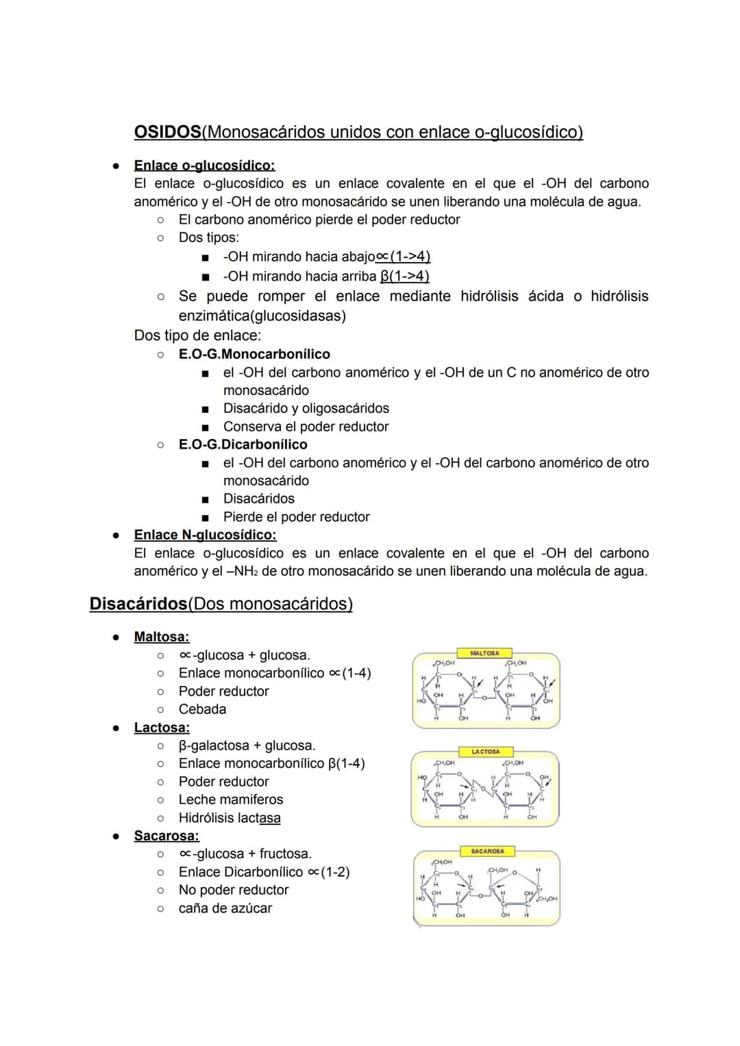 # TEMA 2 GLÚCIDOS

*   C, H, O -> (CH2O)n
*   Polihidroxialdehído o Polihidroxicetona

Monosacáridos

*   Características de los monosacárid