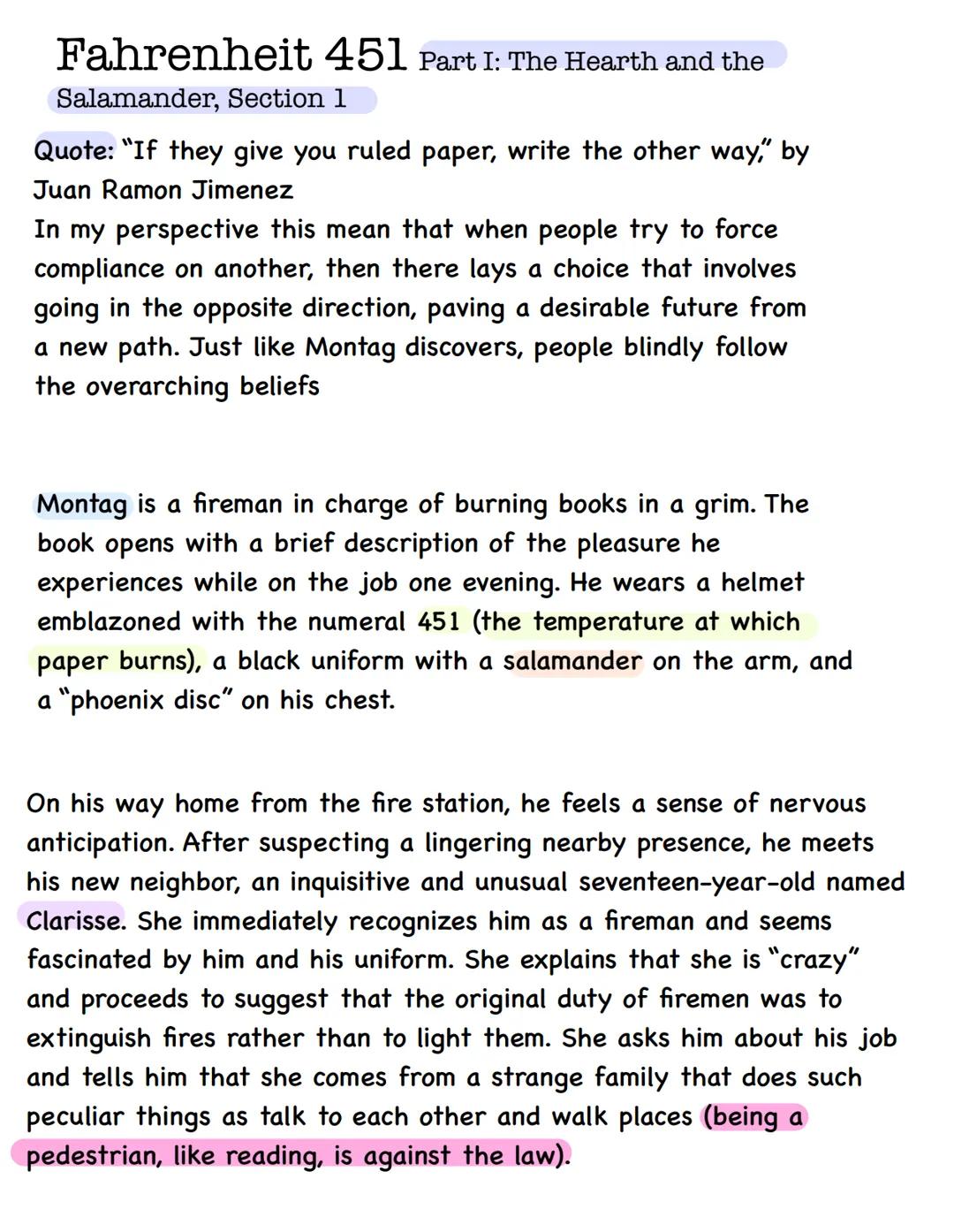 
<p>The quote "If they give you ruled paper, write the other way," by Juan Ramon Jimenez, suggests that when people try to force compliance 