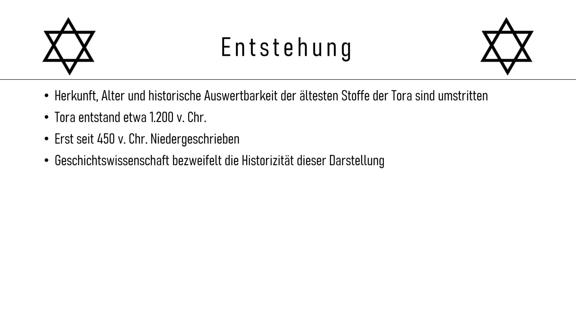 Inhalt

• Steckbrief
• Entstehung
• Geschichte
• Alltag
• Feiertage
• Erkennungszeichen
• Synagoge und Tora
• Vergleich zwischen Israel und 