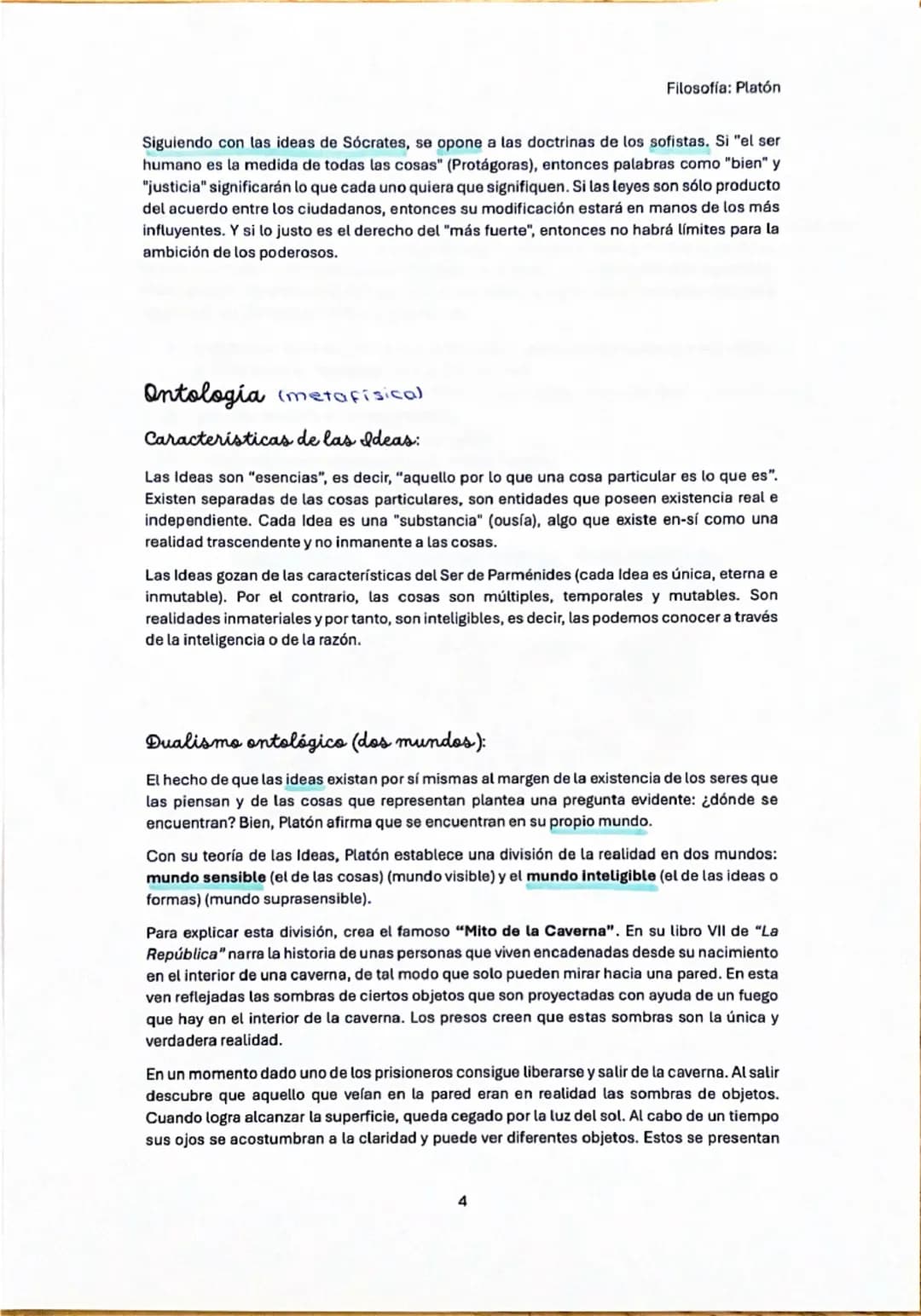 Filosofía: Platón

# Platón

## Contexto histórico y filosófico

Las guerras médicas, iniciadas en 499 a.C., unieron a los griegos contra lo