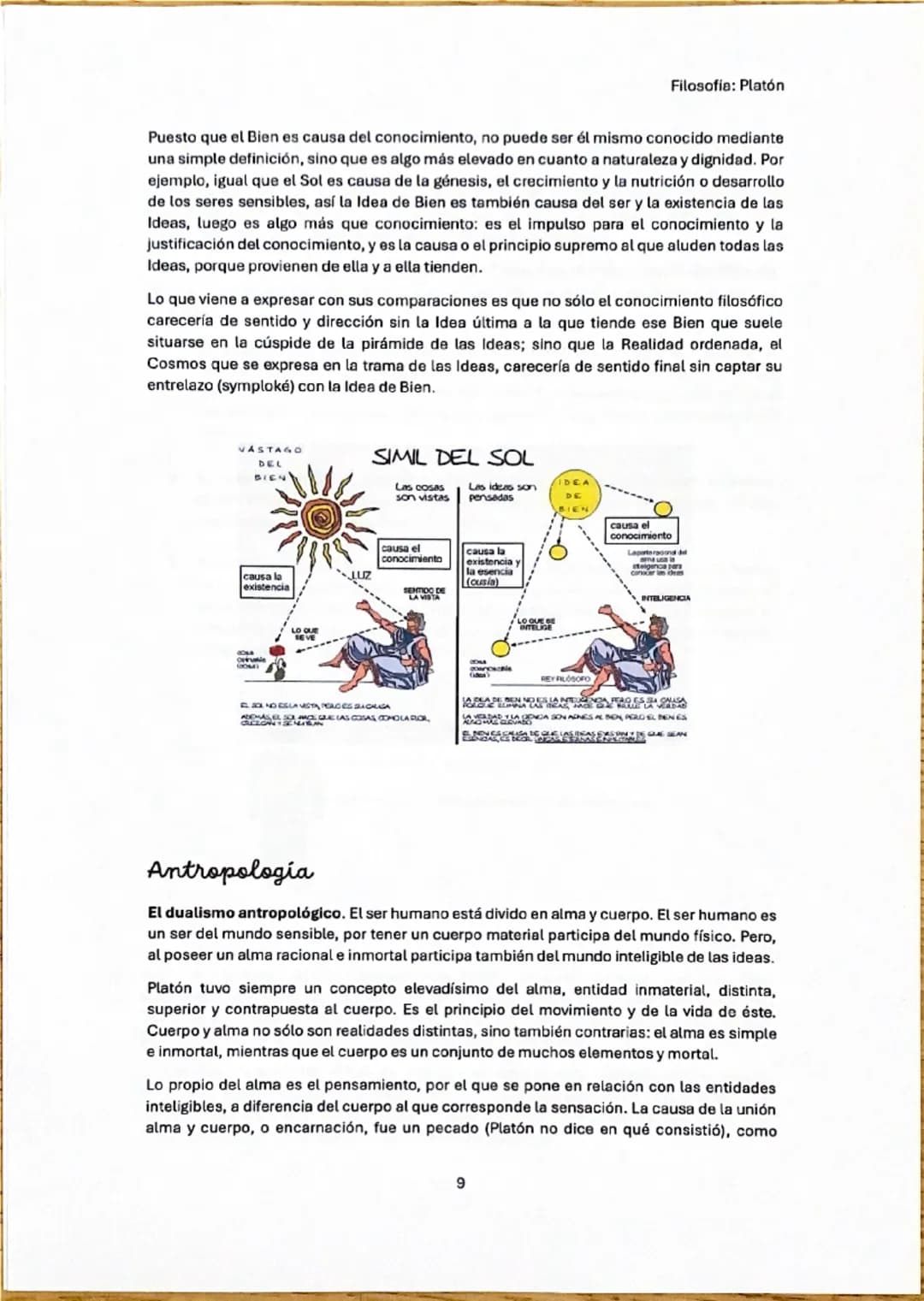 Filosofía: Platón

# Platón

## Contexto histórico y filosófico

Las guerras médicas, iniciadas en 499 a.C., unieron a los griegos contra lo