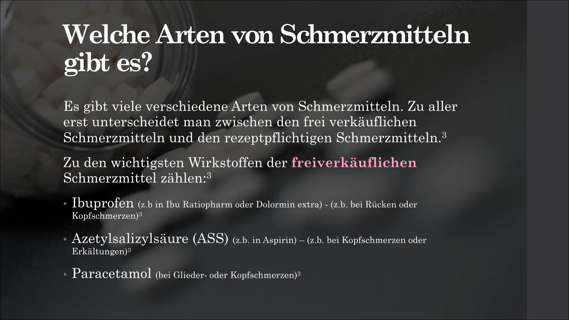# Schmerzmittel # Schmerzmittel
# Inhaltsangabe # Schmerzmittel

* Was sind Schmerzmittel und wofür werden sie verwendet? # Schmerzmittel

*