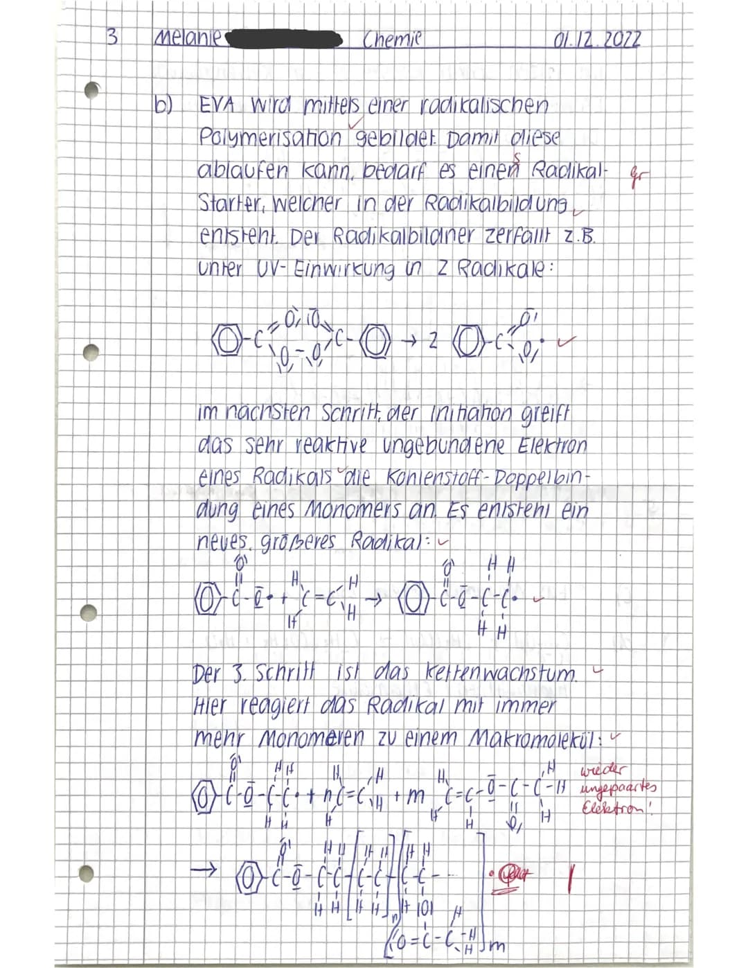 Viel Erfolg!

Ch 12.1
Klausur Nr. 1
1.12.22
Name: Melanie
Punkte:
Notenpunkte:
25,5 / 28 VP
14NP
Healetlen Gliceringch!
(3,5/4 VP)
MARLIN is