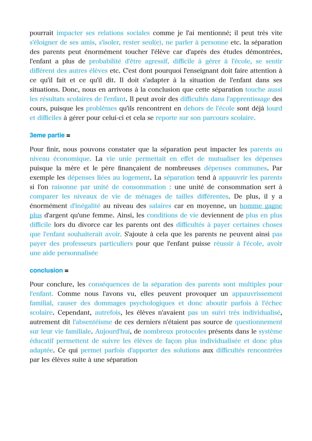 # GRAND ORAL SES
Séparations et Divorces: Quelles conséquences sur la scolarité des enfants?

introduction =

Dans le monde, les séparations